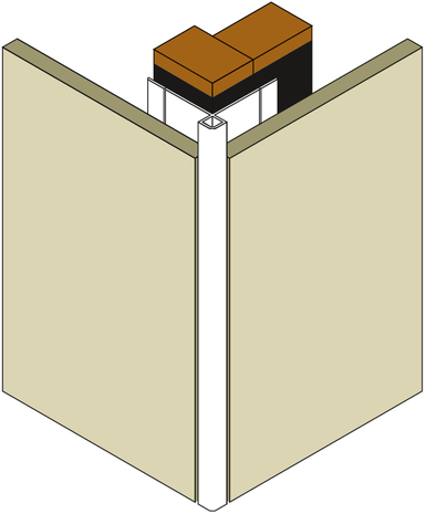 Huismerk  Außeneckenprofile D
