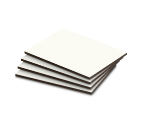 HPL wit blanco voetbalbord 6mm (standaard afmetingen) HPL wit blanco voetbalbord 6mm (standaard afmetingen)