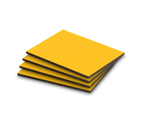 HPL plaat signaalgeel structuur 5mm HPL plaat signaalgeel structuur 5mm