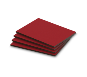 HPL plaat signaalrood structuur 5mm