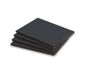 HPL plaat grafietgrijs structuur 6mm