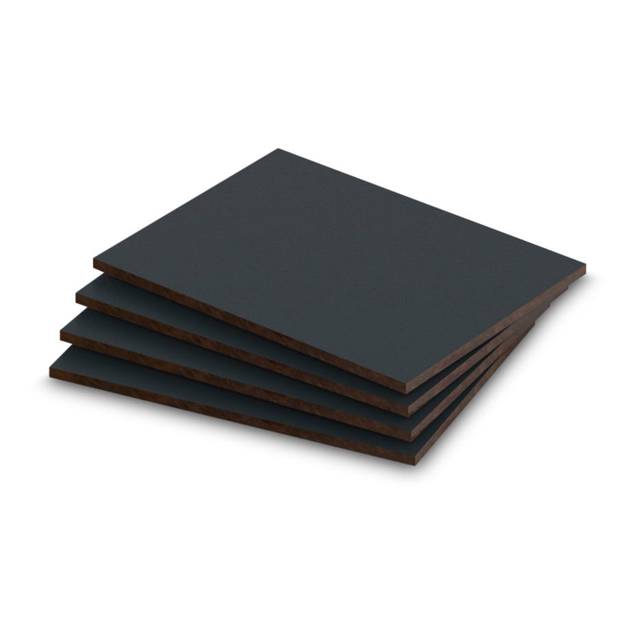 HPL plaat, weerbestendig, gevelplaat, balkonplaat, gelaagde platen, in 6 mm, 8 mm, verschillende formaten, topkwaliteit Made in Germany, 100 x 90 cm (6 mm dikte), antraciet RAL 7016