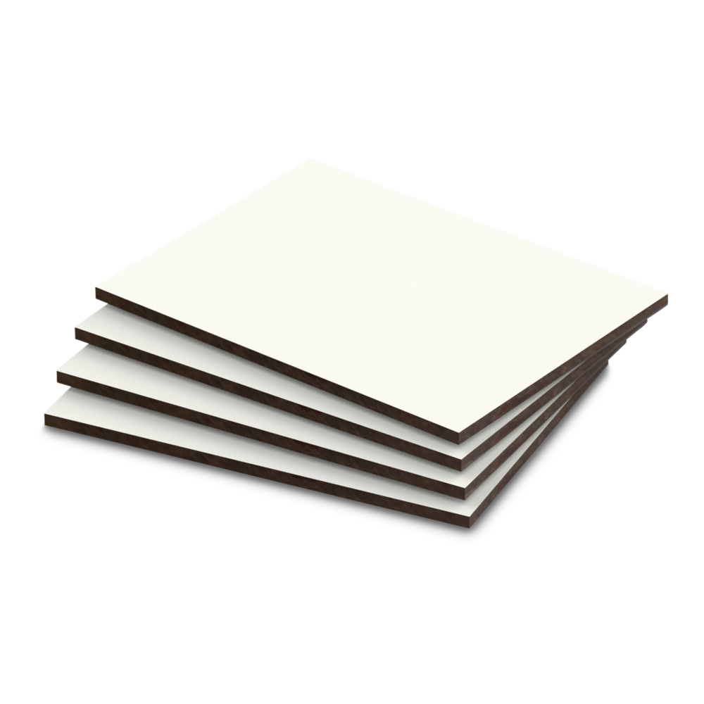 Boeistroken 244x24cm wit glad 4mm