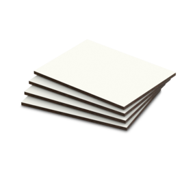 Boeistroken 244x24cm wit glad 4mm