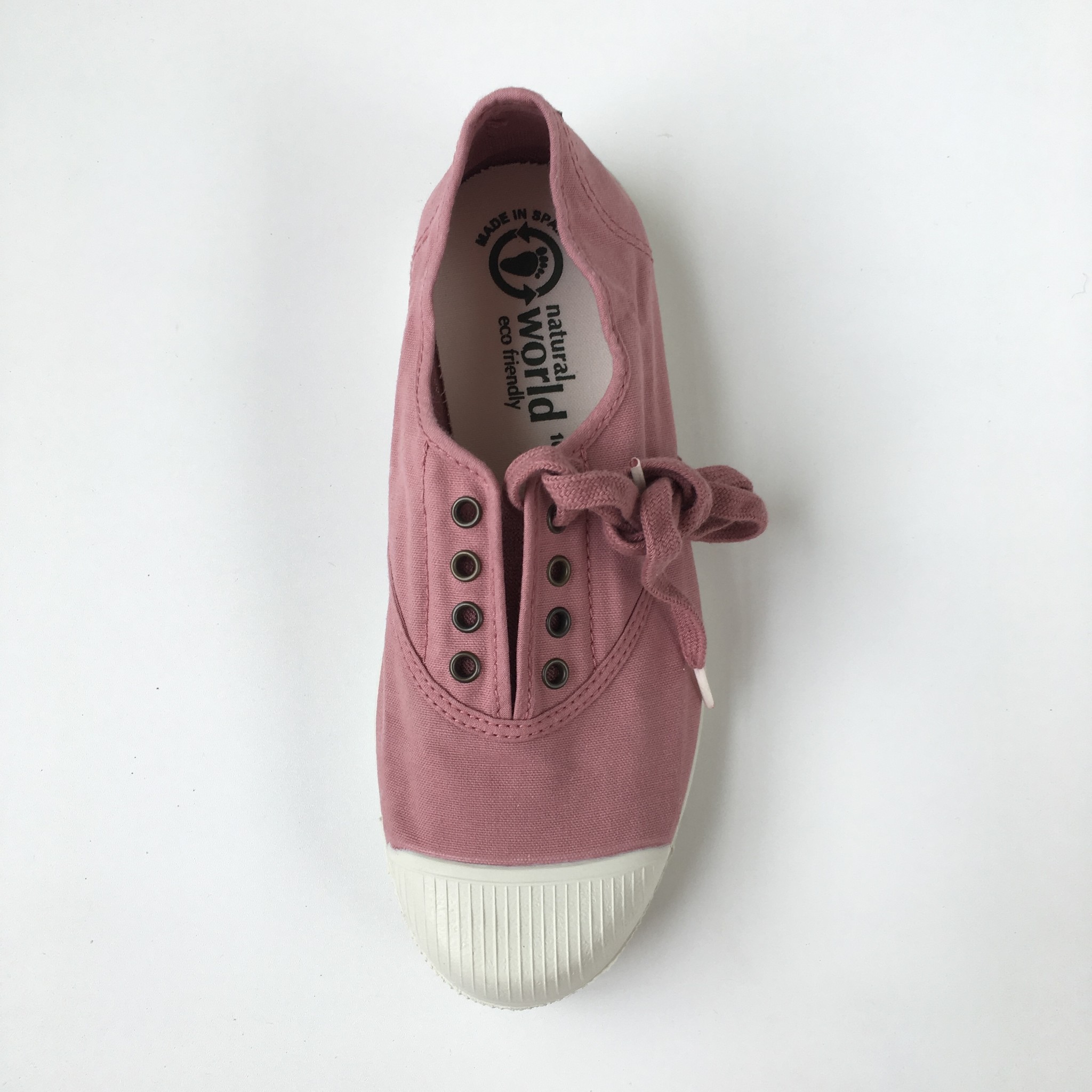 Natural World vegan eco sneakers dames, retro tennis style roze - Truly  Wooly Kids - duurzame babykleding \u0026 kinderkleding