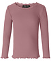 Rosemunde silk girls shirt with lace LIZ - 55% silk/ 45% cotton - dusty rose - 4 jaar