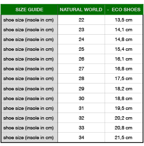 vegan children's shoes LAVANDA 