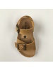 PLAKTON leather cork sandal child LOUIS - roughened leather mat - mustard yellow - 26,28,34