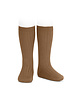 Condor knee socks - ribbed cotton - toffee - size 00 to 41