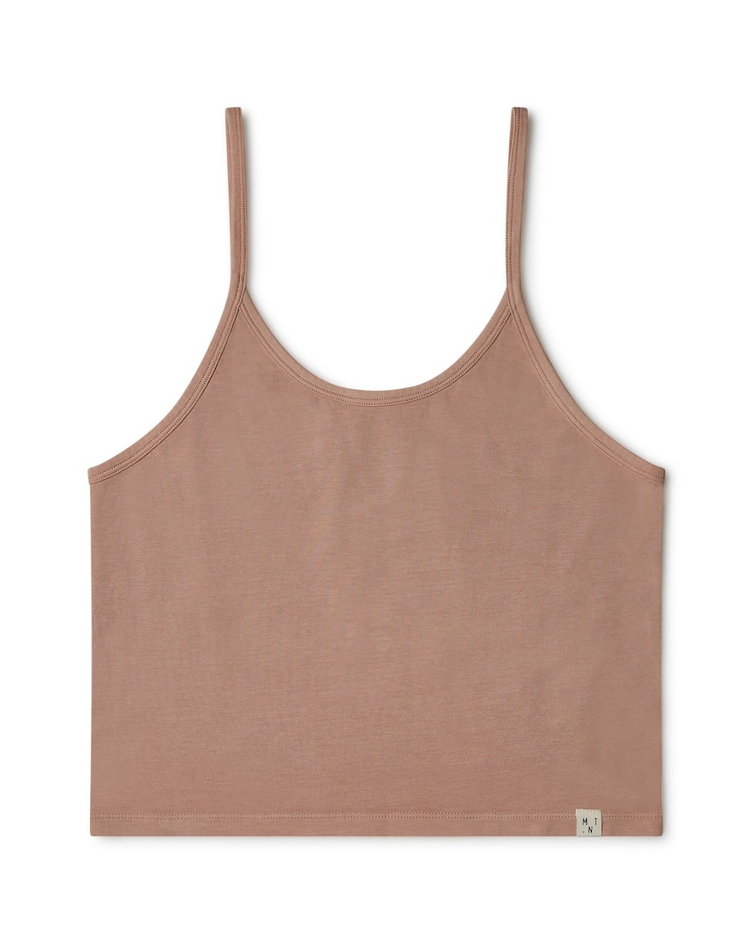 Matona basic women croptop - 97% organic jersey cotton/naturally  dyed– terra pink -  xxl