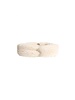 Alwero  woolen hairband/ earwarmer CONI - 100% merino teddy pile - natural  white - kids & mum
