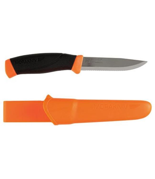 Morakniv Companion F Serrated Clampack Vaststaand mes