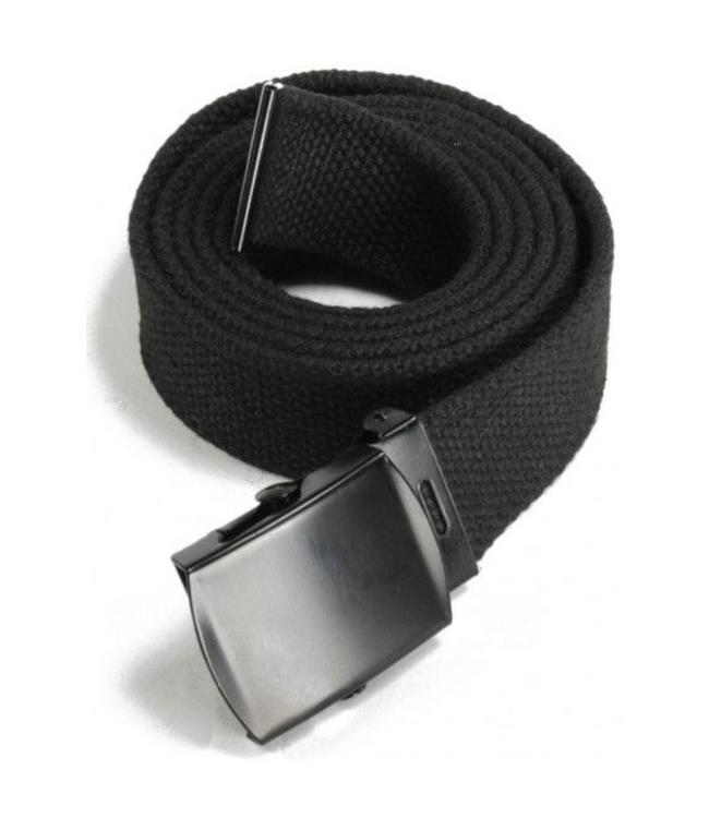 Tropenkoppel riem zwarte schuifgesp Buckle, 30 mm, Zwart