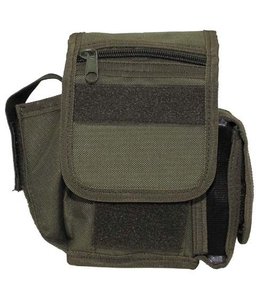 Riem Pouch with 3 compartments, OD Groen