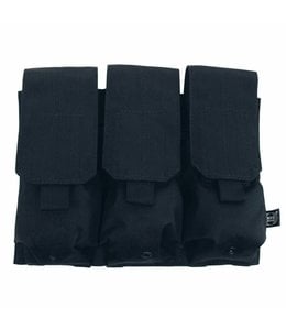 Ammo Pouch, triple, "Molle", Zwart