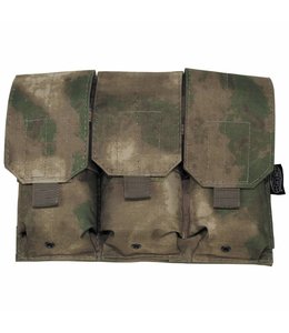 Ammo Pouch, triple, "Molle", HDT camouflage Groen