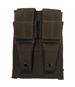 Ammo Pouch, double, "Molle", small, OD Groen