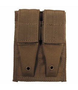 Ammo Pouch, double, "Molle", small, coyote tan