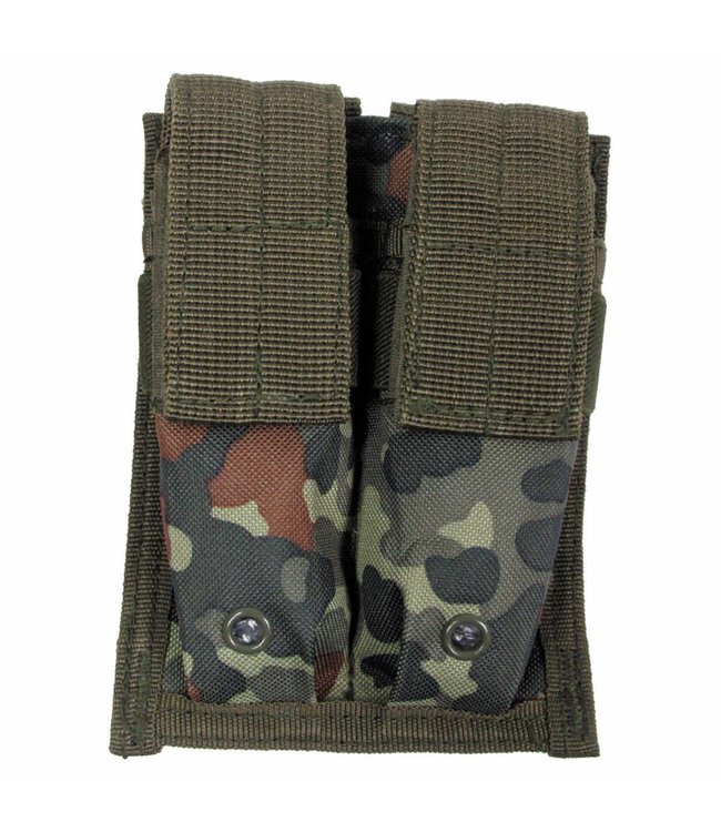 Ammo Pouch, double, "Molle", small, BW camouflage