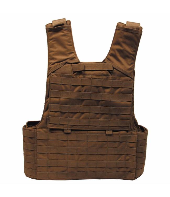 Tactical vest "Molle II", met voering, modular, coyote tan