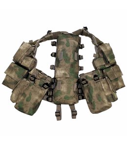 Tactical Vest, HDT camouflage Groen, met verschillende vakken