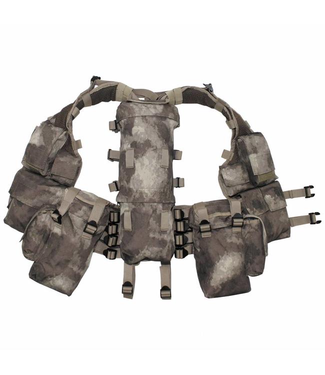 Tactical Vest, HDT camouflage, met verschillende vakken