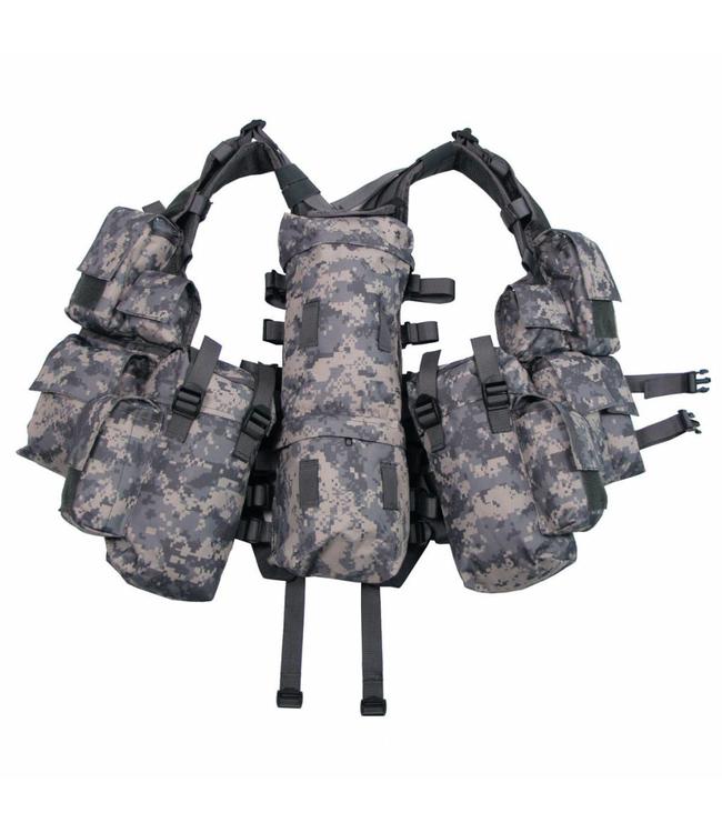 Tactical Vest, AT-digital, met verschillende vakken