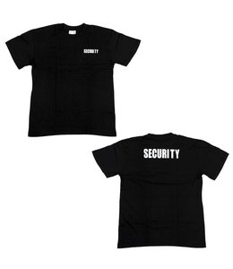 T-shirt security Zwart