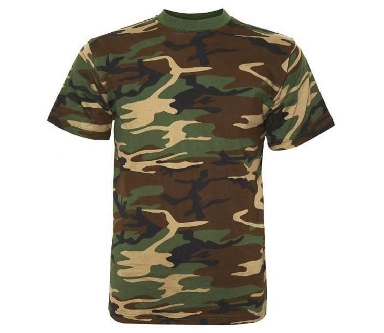 Permanent voor uit T-shirt Woodland camouflage - Yankee Supply