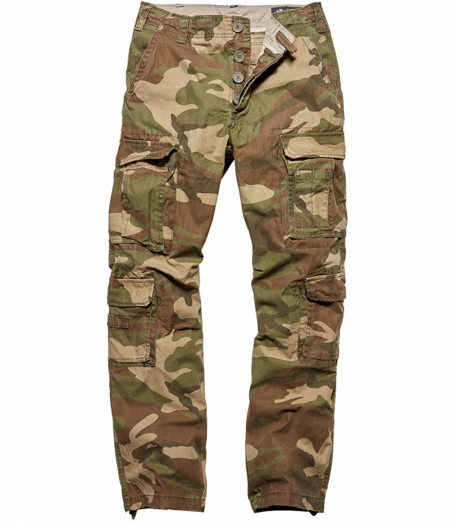 Vintage Industries Pack pants woodland cargo broek Yankee Supply