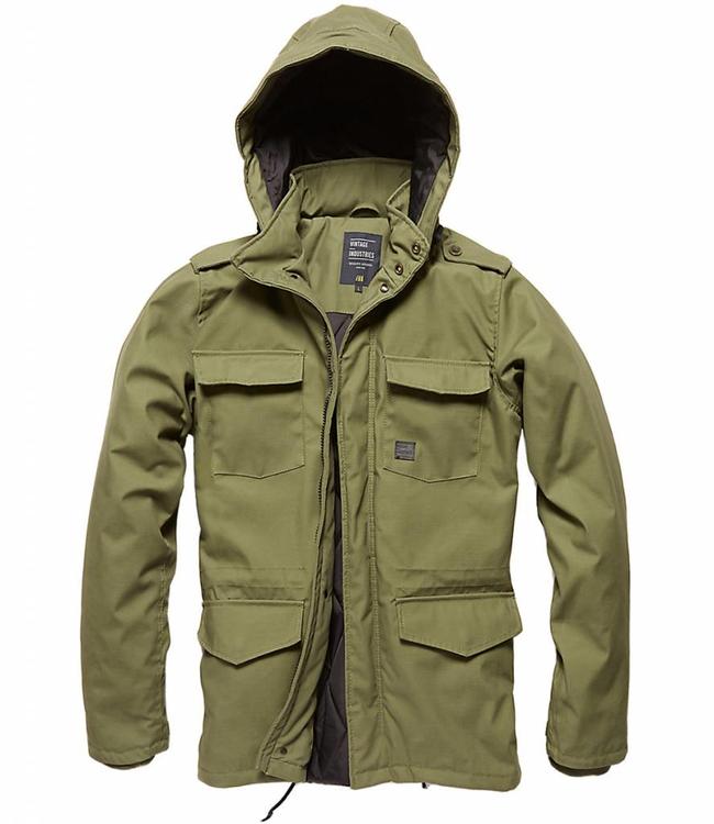 Vintage Industries Darren parka winterjas olive drab