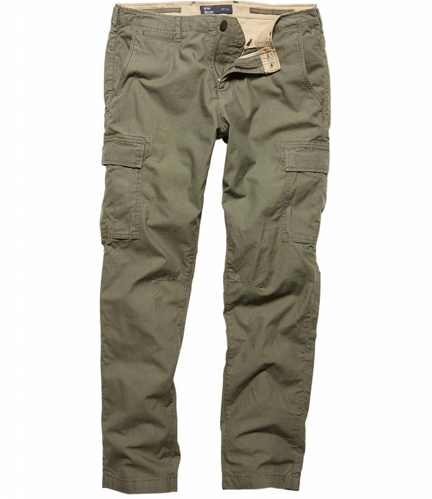 Vintage Industries Mallow pants olive cargo broek Yankee Supply