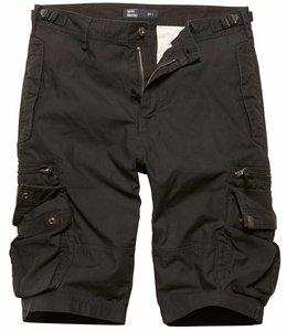 Vintage Industries Gandor Shorts Korte broek Zwart