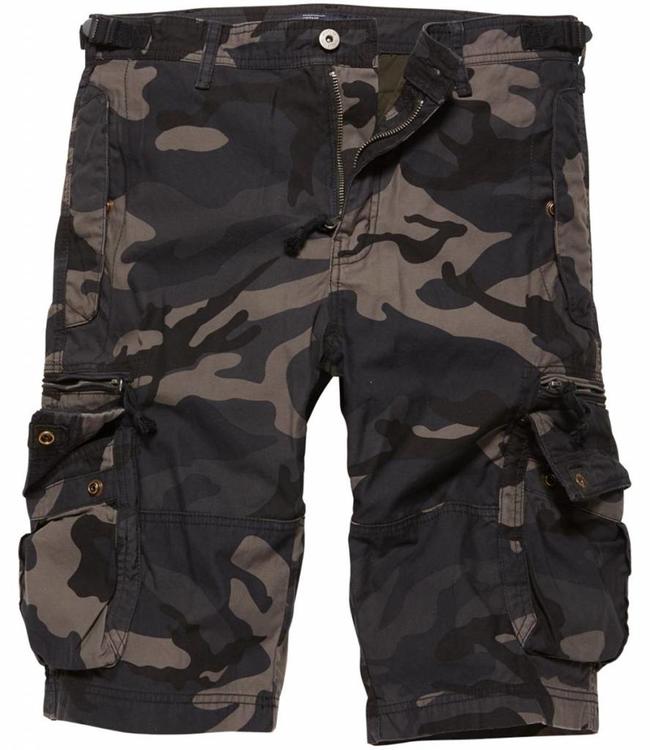 Vintage Industries Gandor Shorts Korte broek Dark camo