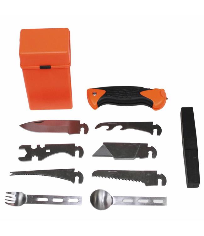 Combat Survival Kit, SPECIAL, 27 pcs,  oranje box