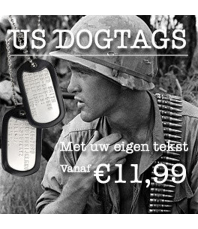 US Dogtags set met eigen tekst