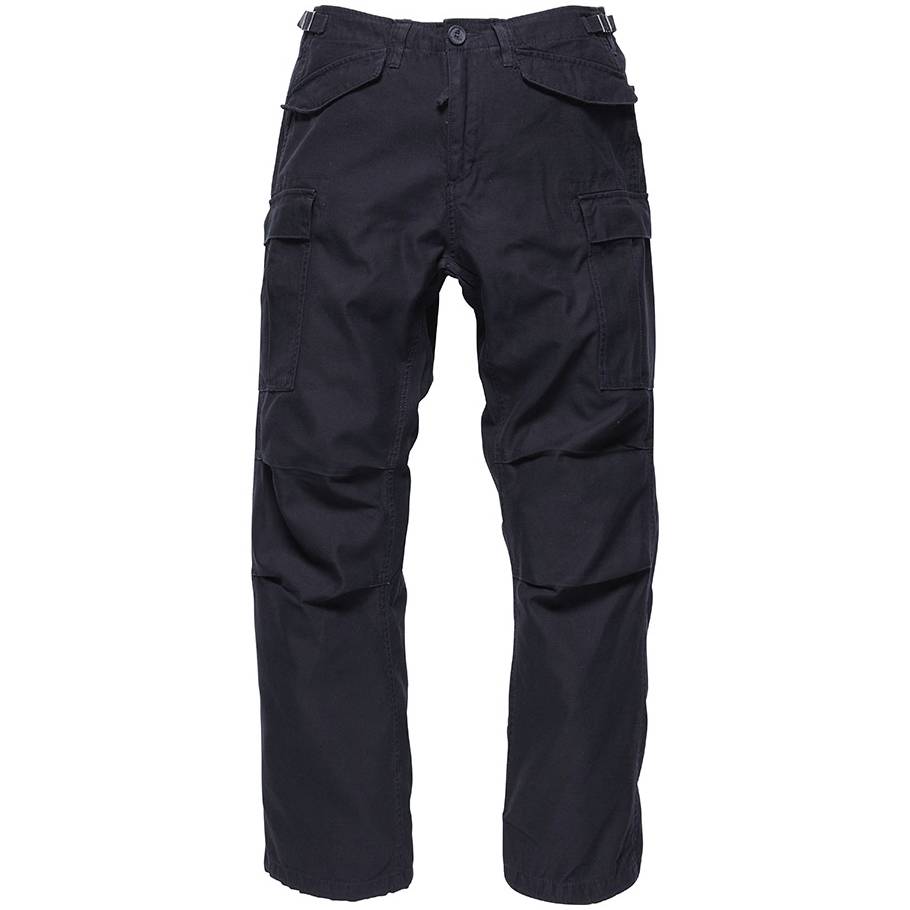 Vintage Industries M65 heavy satin pants black cargo broek Yankee Supply