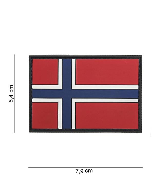 Embleem (patch) 3D PVC Norway