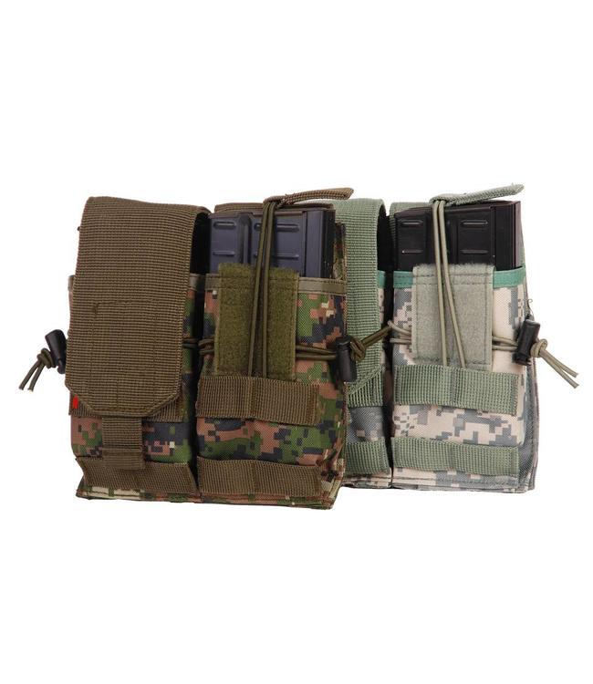 Ammo pouch Airsoft Double magazine Groen
