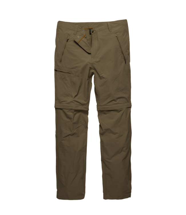 Vintage Industries Minford technical zip-off pants haze