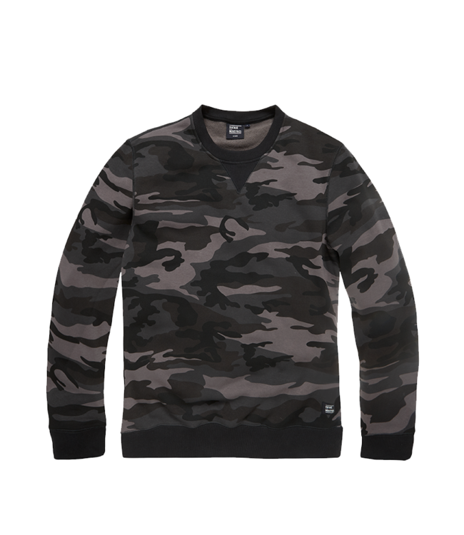 Vintage Industries Greeley crewneck sweat dark camo