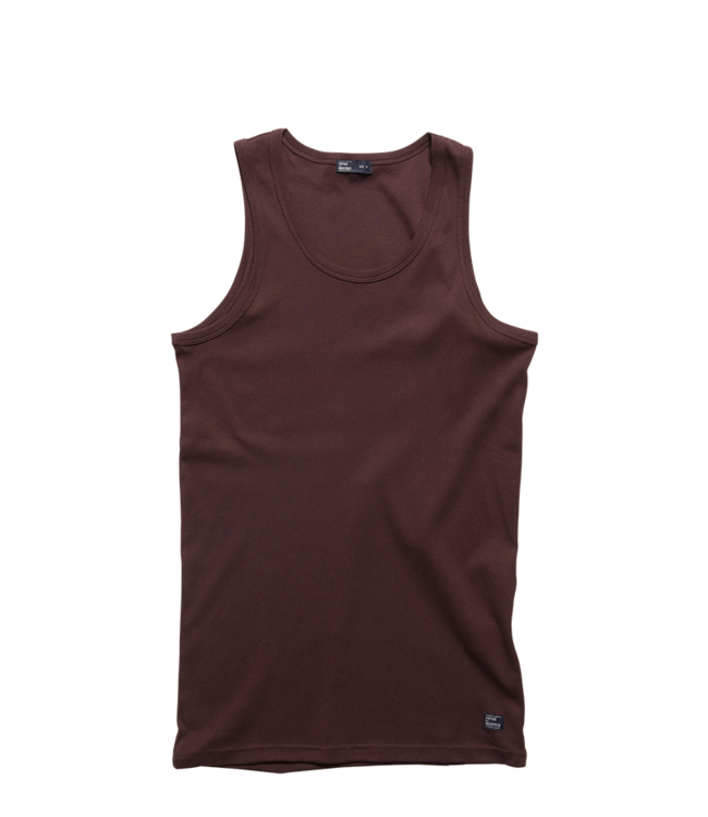 Vintage Industries Bryden singlet burgundy