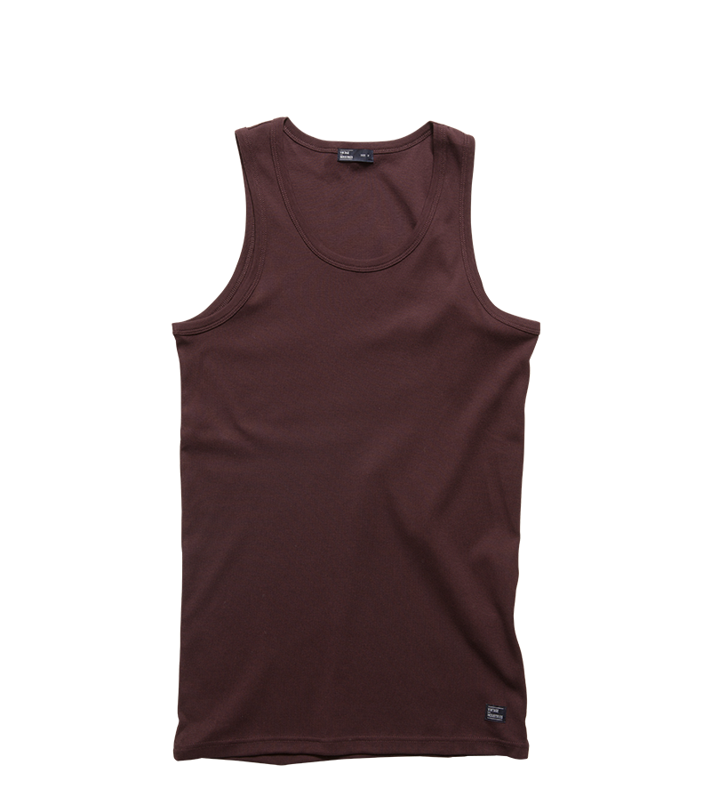 Vintage Industries Bryden singlet burgundy - Yankee Supply