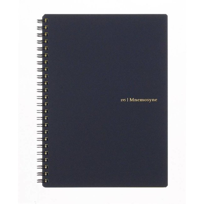 N195A Mnemosyne Notebook 7mm Ruled A5