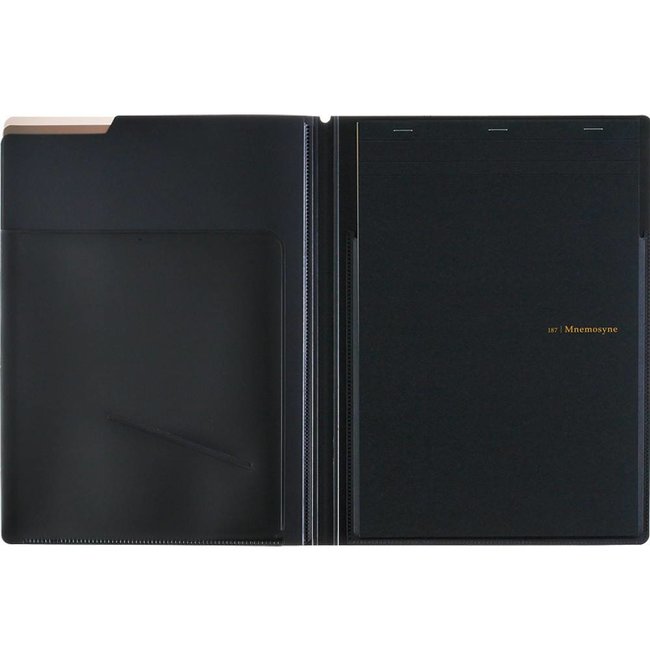 HN187FA A4 Mnemosyne Notepad And Holder With 5 Pockets