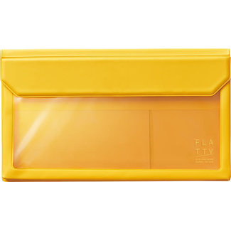 KING JIM CO., LTD. 5362 Yl Flatty Envelope Size Yellow