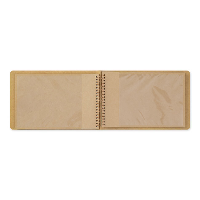 SPIRAL RING NOTEBOOK B6 Photo File 12 Sheets (24 Pockets)