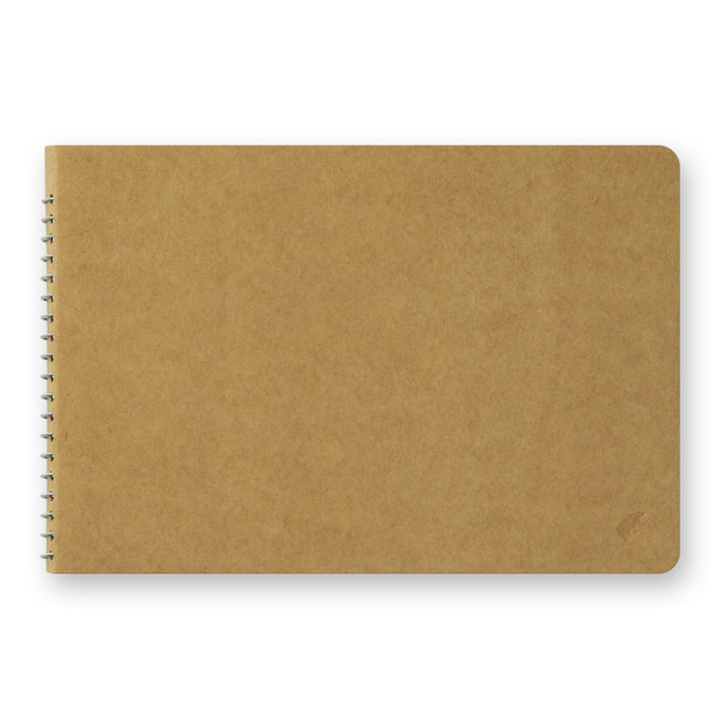 SPIRAL RING NOTEBOOK B6 Blank MD Paper White 100 Sheets (200 Pages)