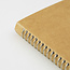 SPIRAL RING NOTEBOOK B6 Blank MD Paper White 100 Sheets (200 Pages)