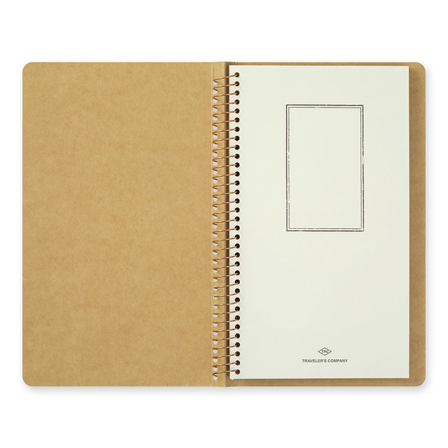 SPIRAL RING NOTEBOOK A5 Slim Card File 12 Sheets (72 Pockets)